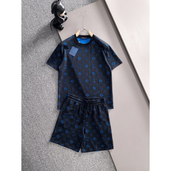 Louis Vuitton Spring/Summer New Casual Short-Sleeve Shorts Set